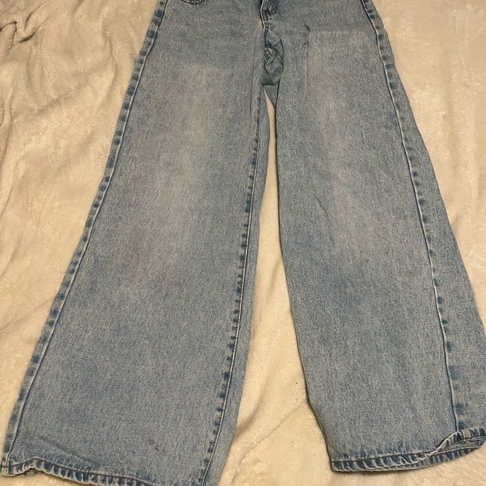 RSQ Denim Wide Leg Jeans in Light Blue